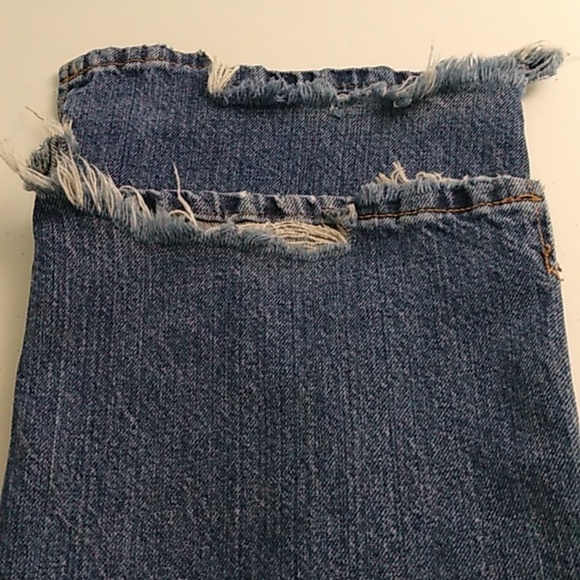 WRANGLER CASH COWGIRL CUT DENIM JEANS 13/14 X 34 - Picture 6 of 9